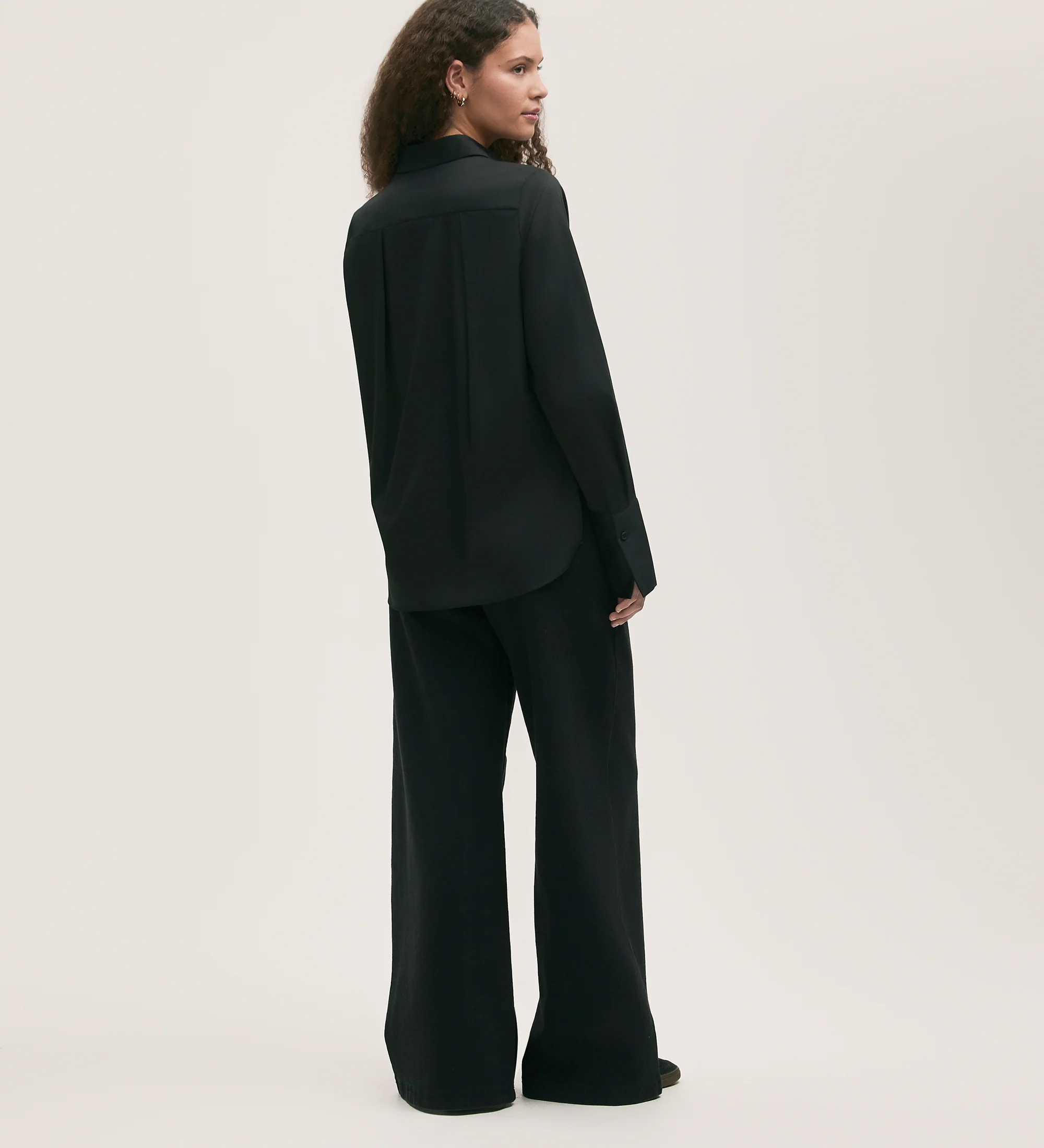 Dillon Black Cotton Shirt - Image 4