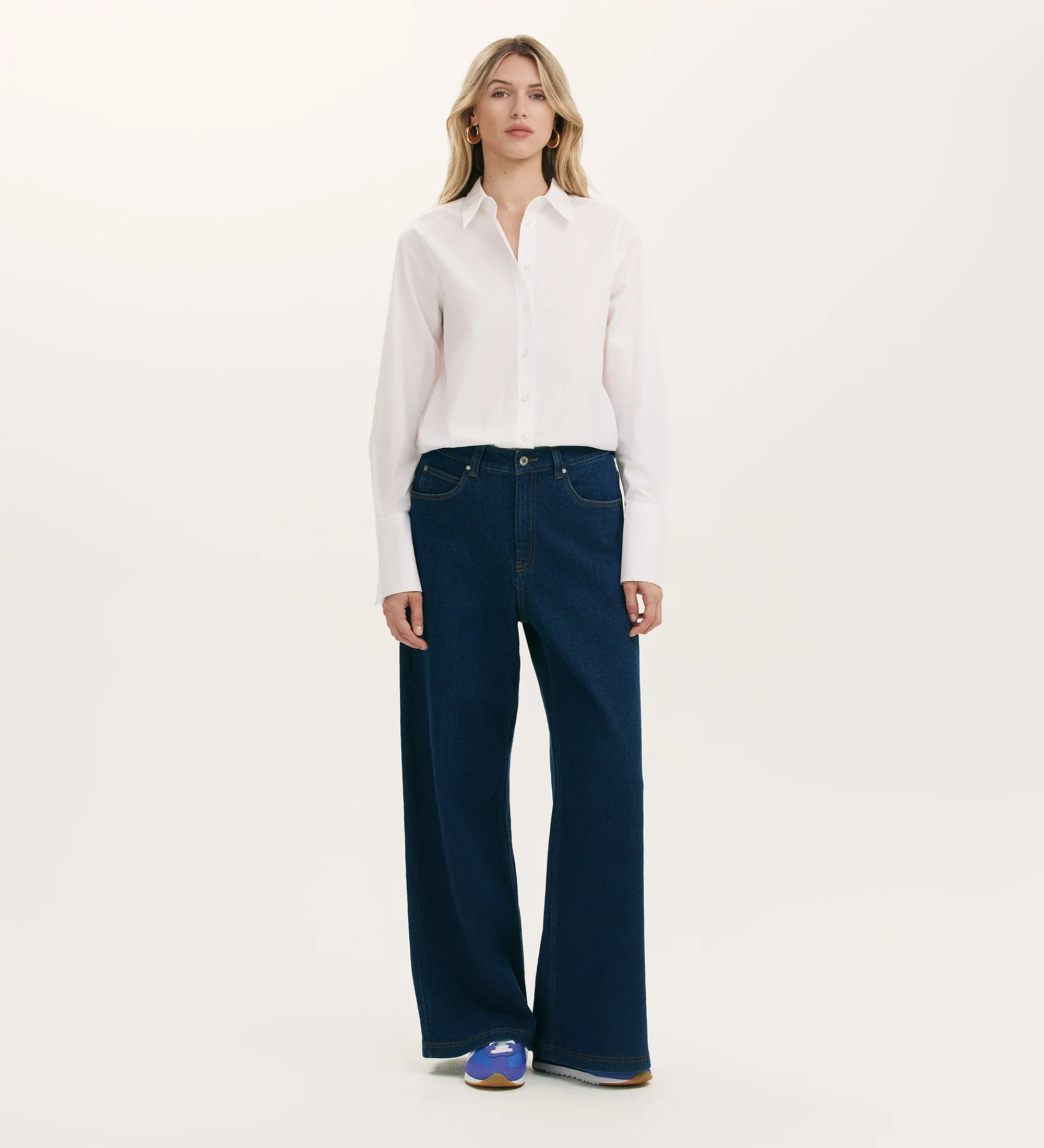 Dillon White Cotton Shirt - Image 4