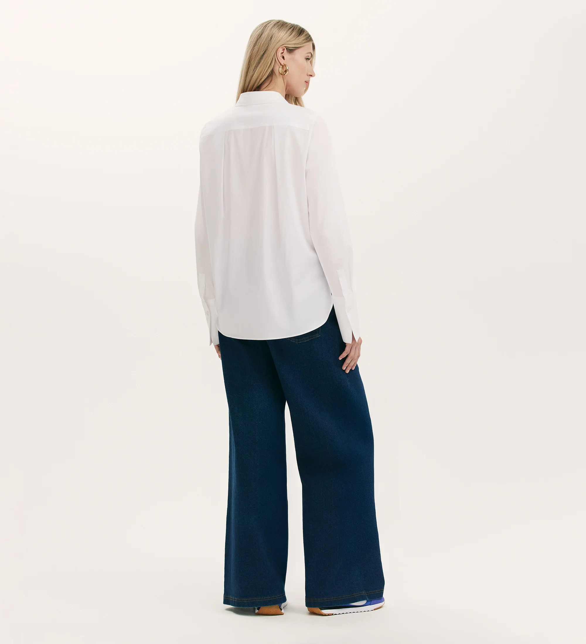Dillon White Cotton Shirt - Image 5
