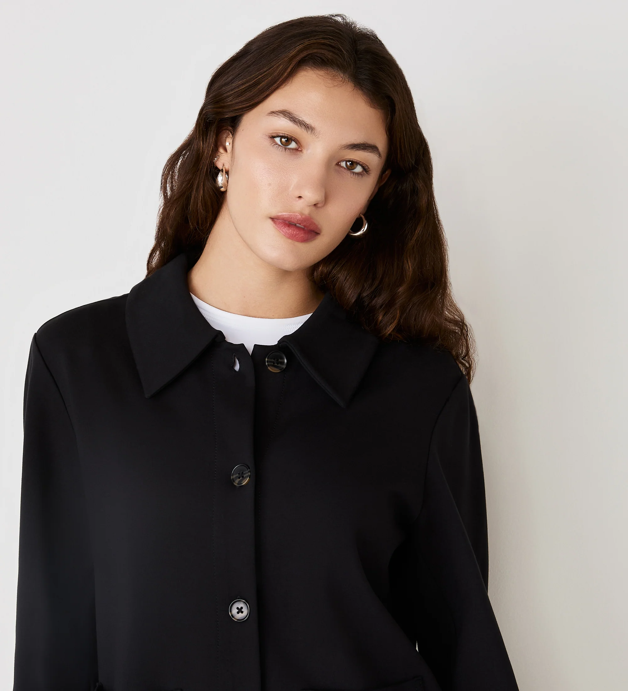 Enola Black Ponte Jersey Jacket - Image 3