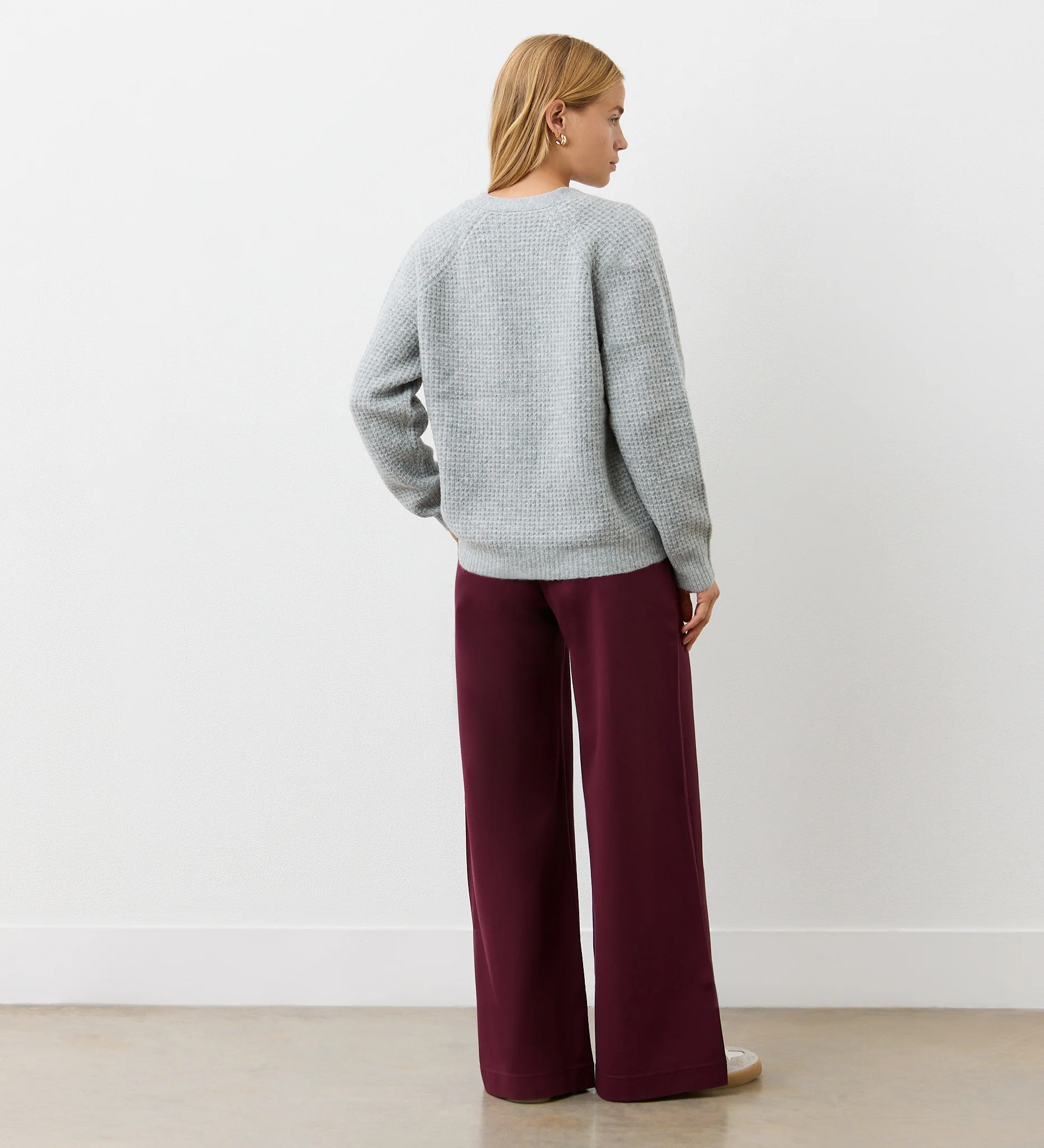 Etta Grey Marle Cardigan - Image 4