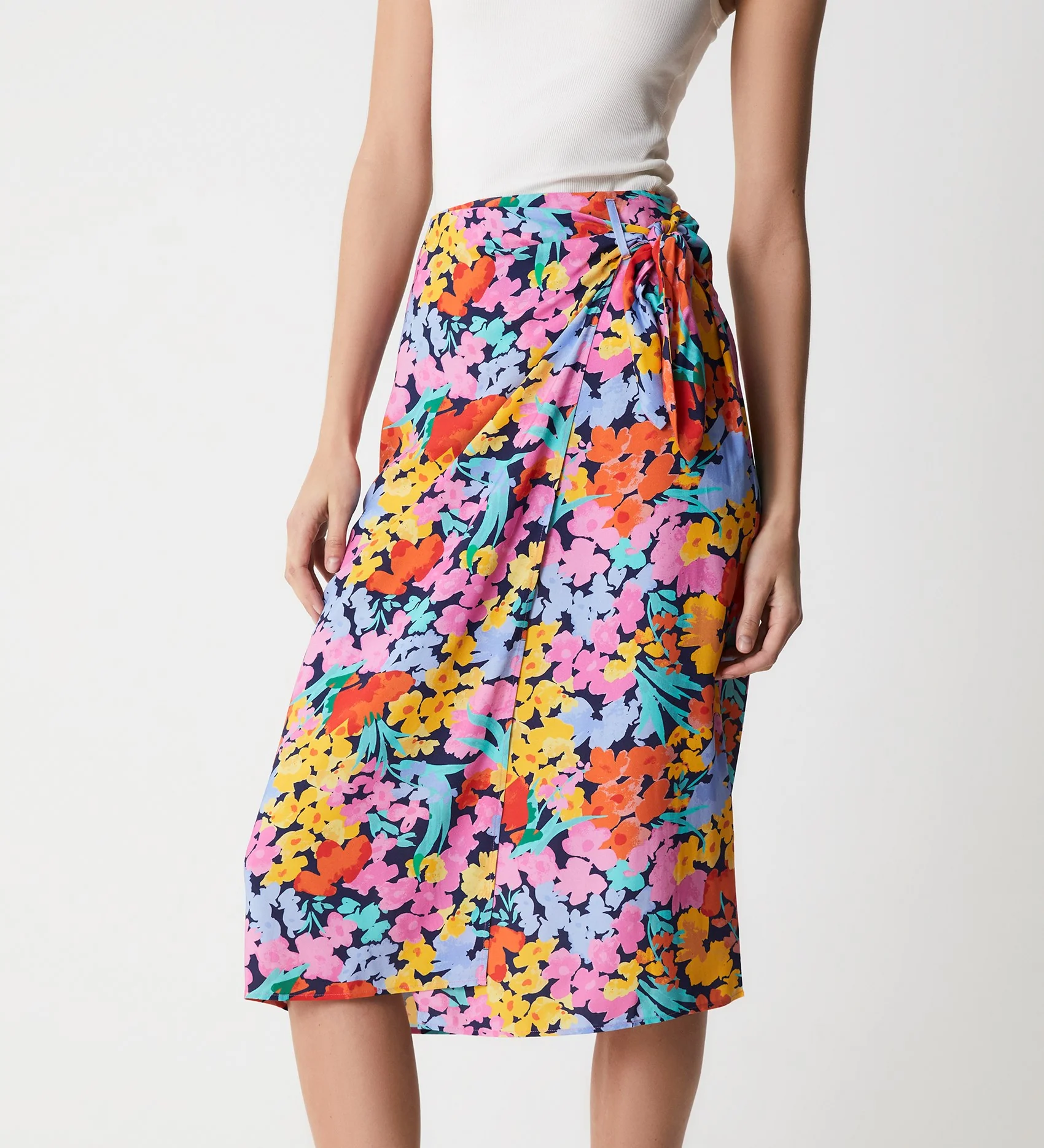 Florence Floral Meadow Midi Skirt - Image 2