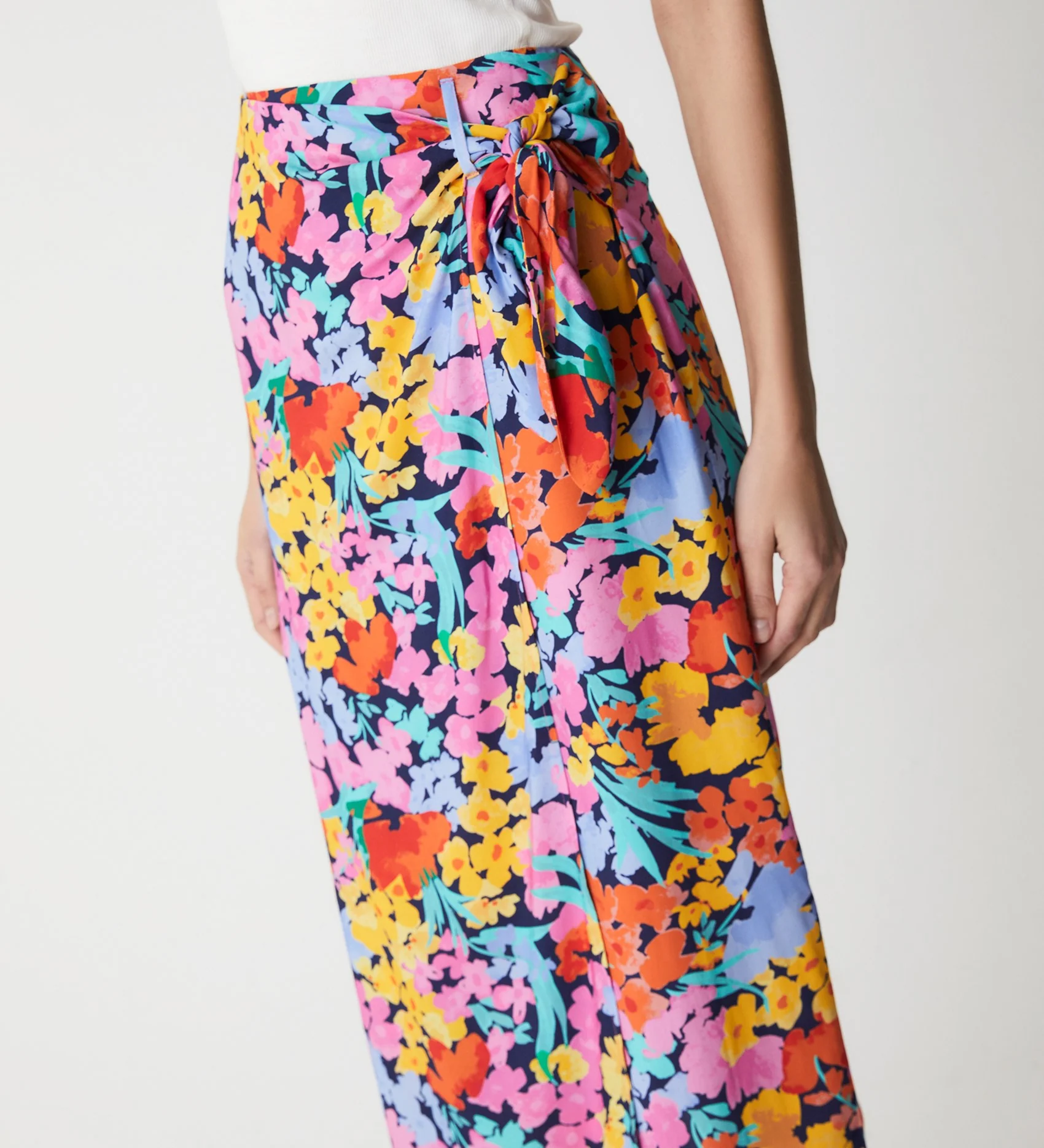 Florence Floral Meadow Midi Skirt - Image 3