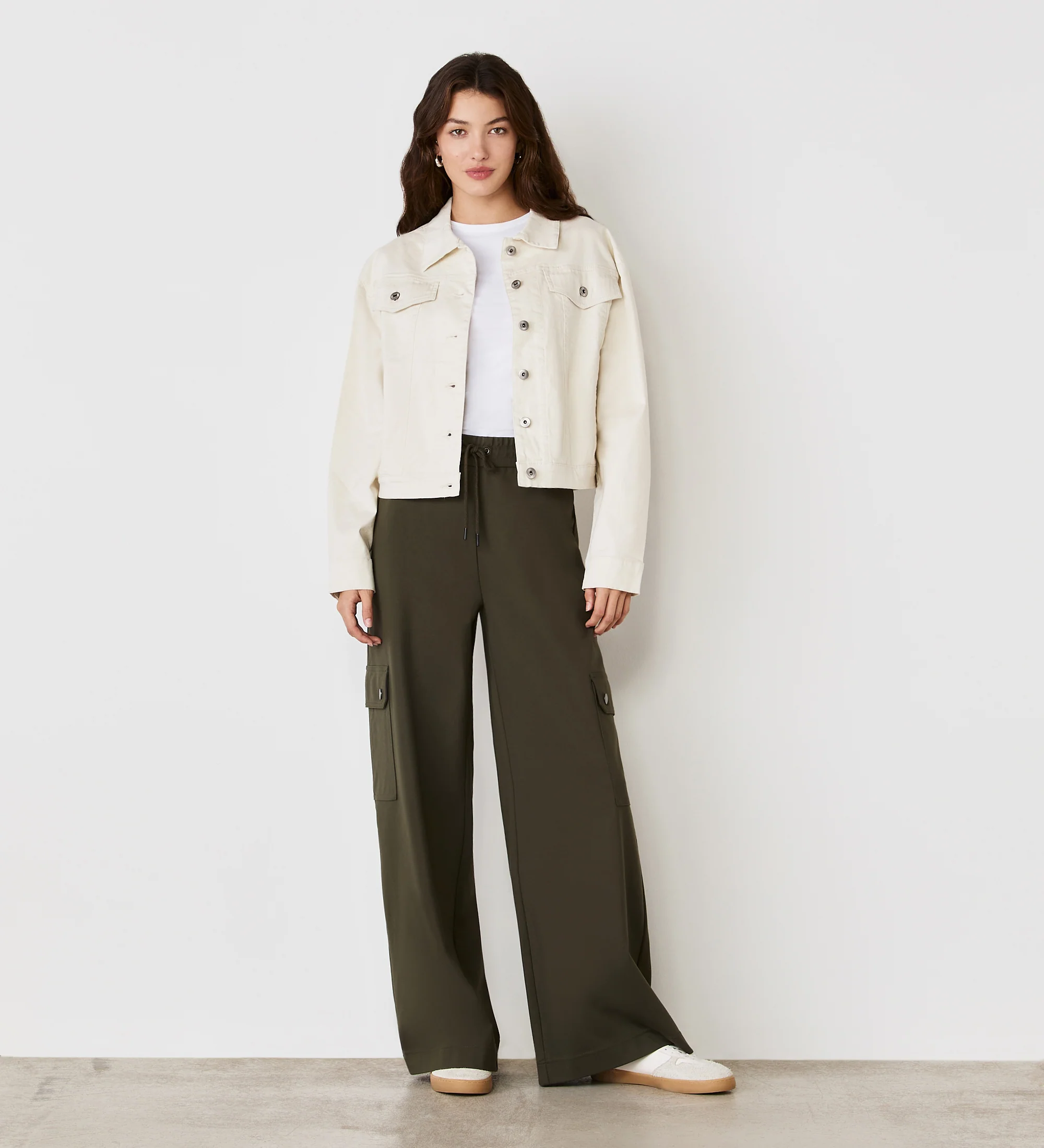Isobel Ivory Denim Jacket - Image 2