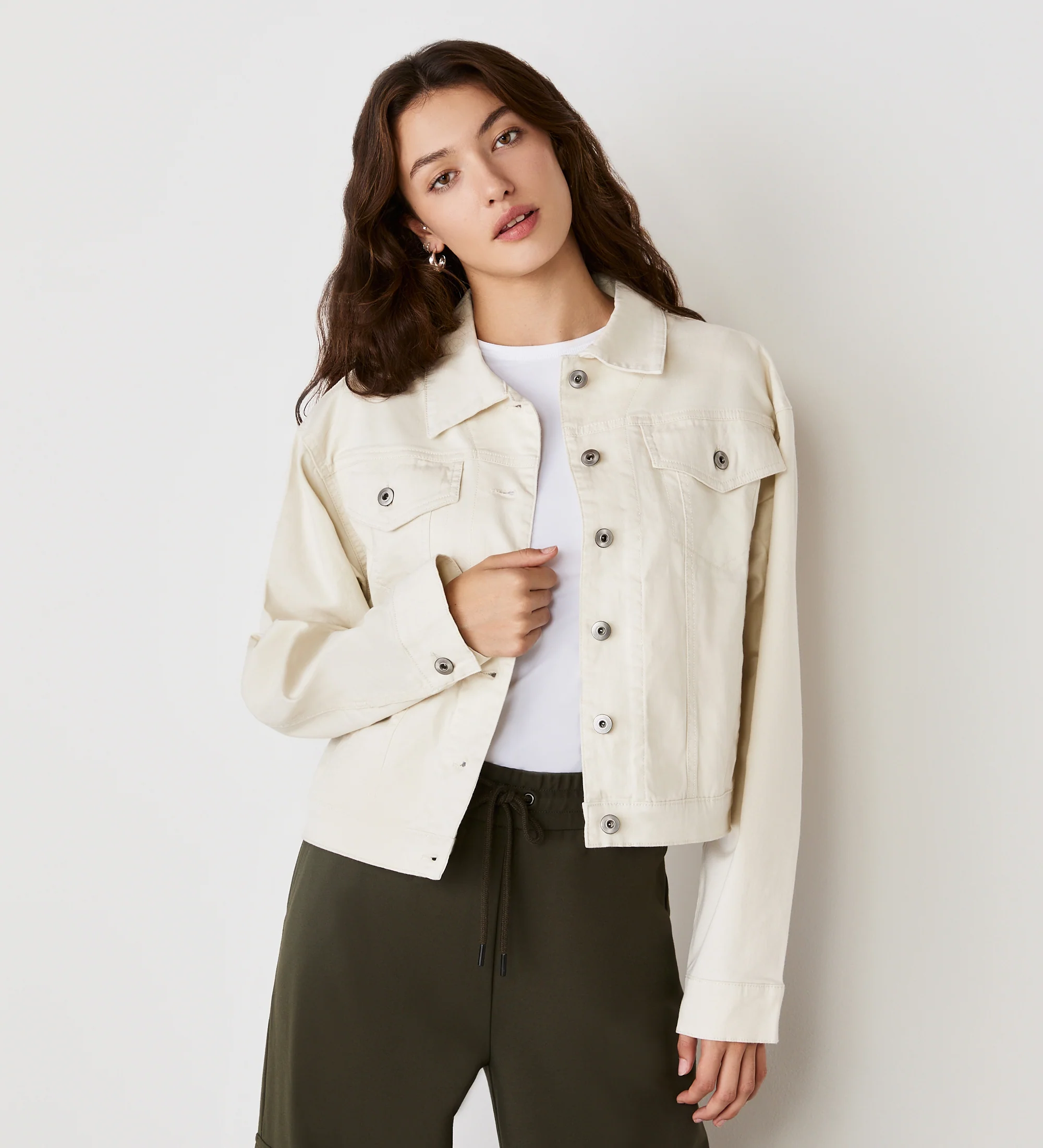 Isobel Ivory Denim Jacket - Image 3