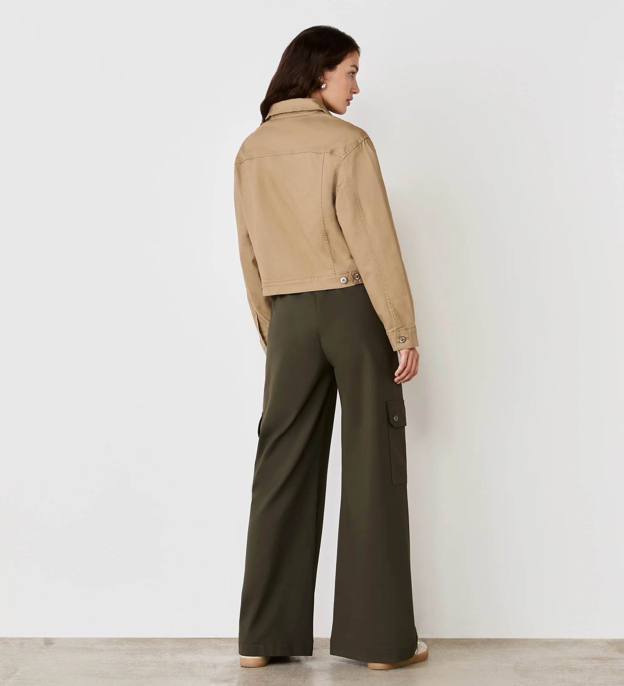 Isobel Mocha Denim Jacket - Image 4