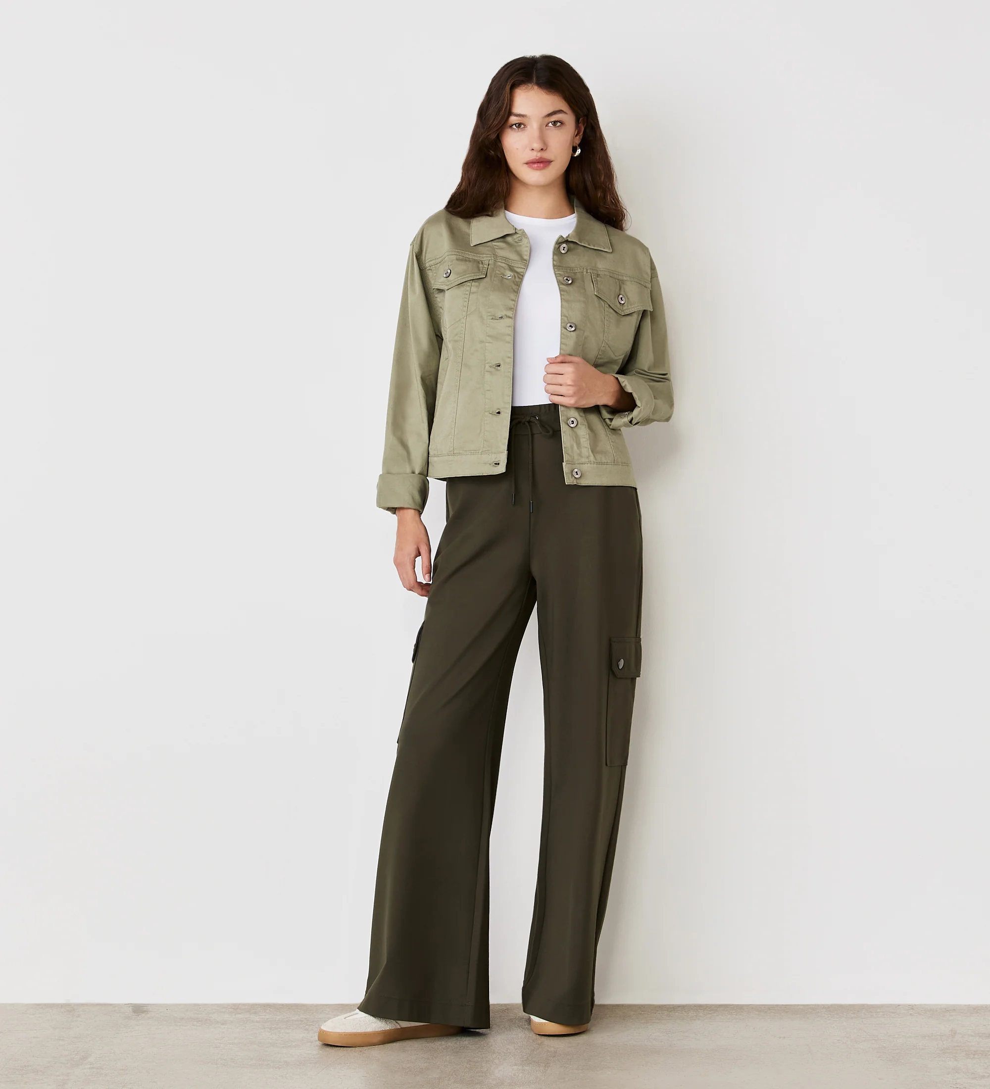 Isobel Sage Denim Jacket - Image 2