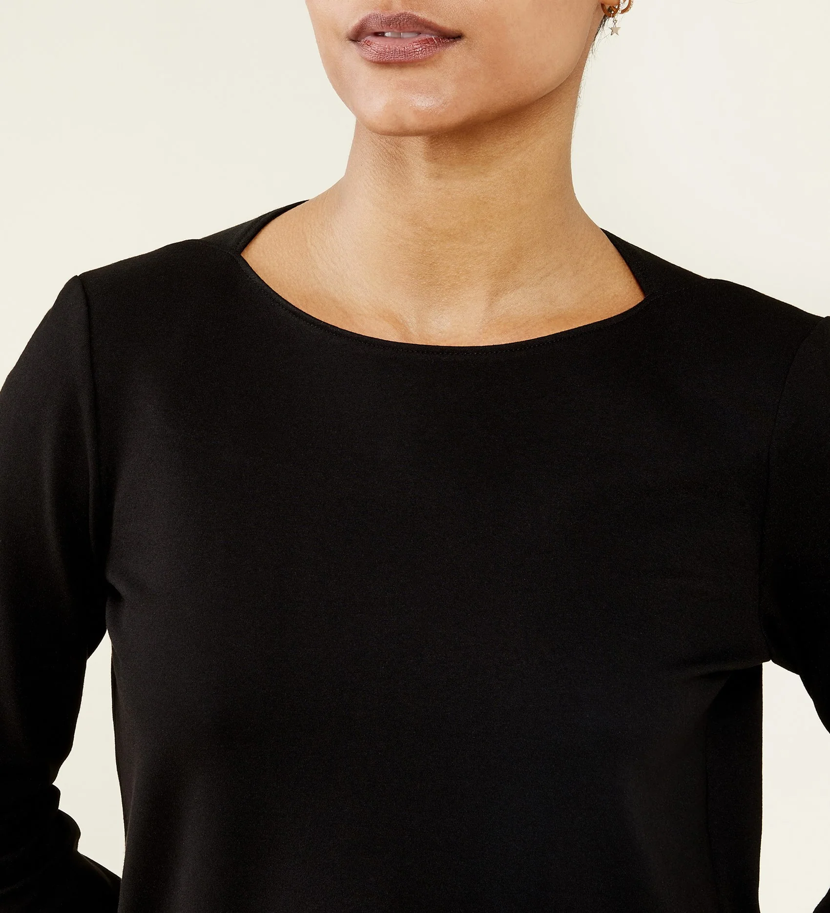 Jalie Ponte Jersey Black Top - Image 4