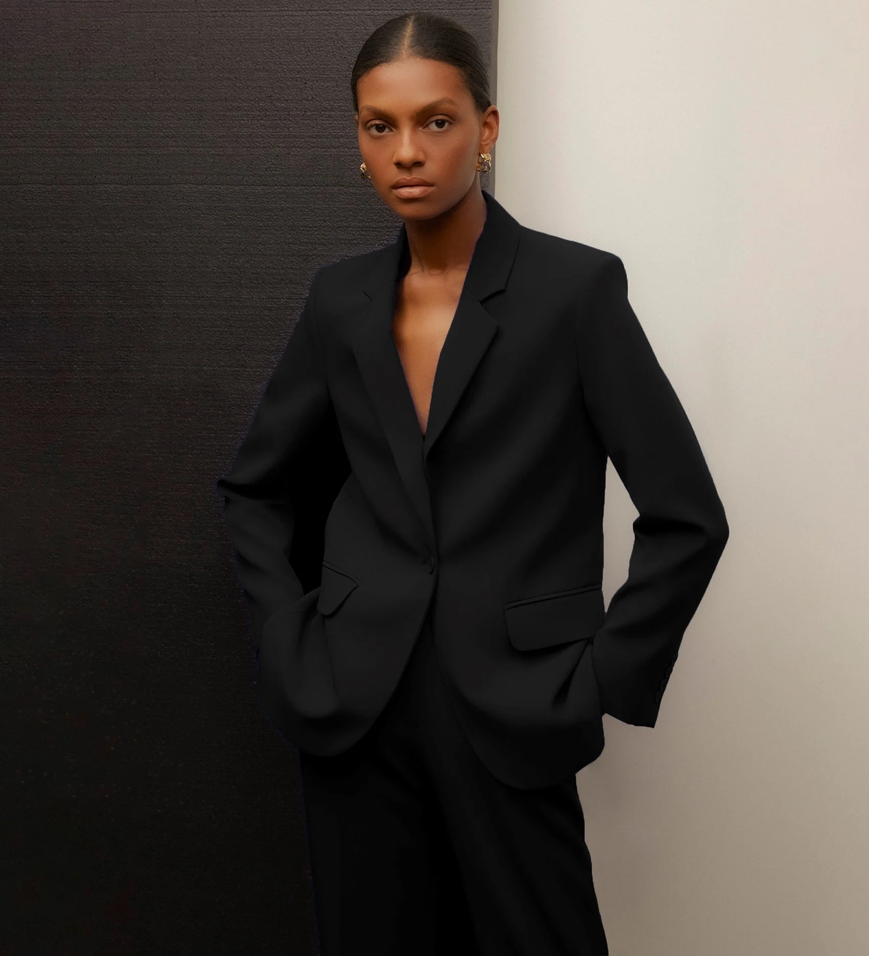 Kaiya Black Jacket - Image 4