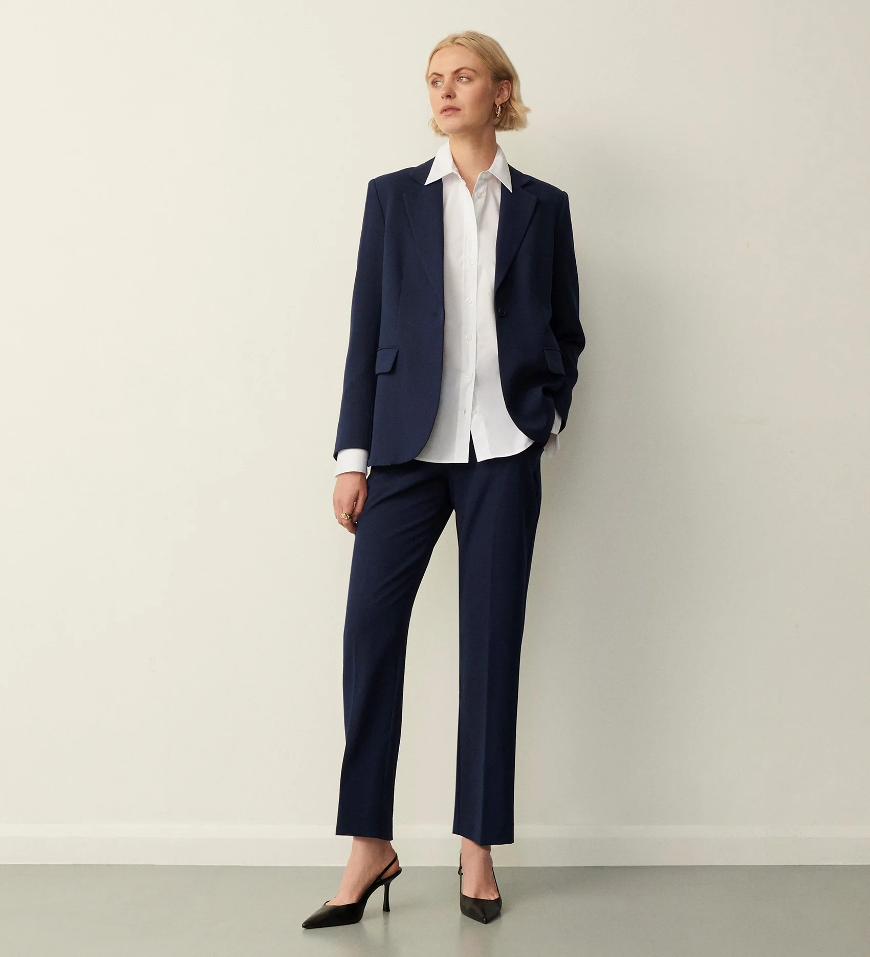 Kaiya Navy Jacket - Image 3