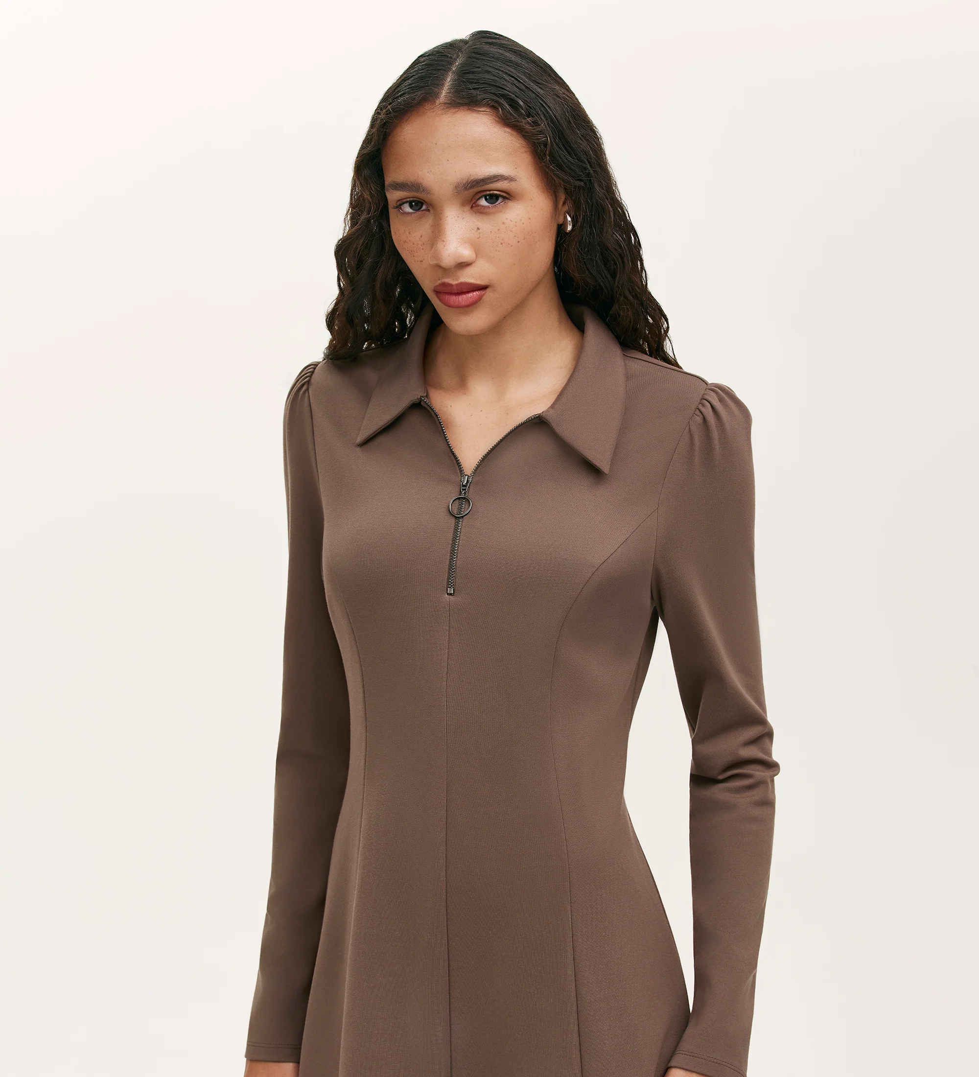 Lea Mole Ponte Jersey Short Dress - Image 4