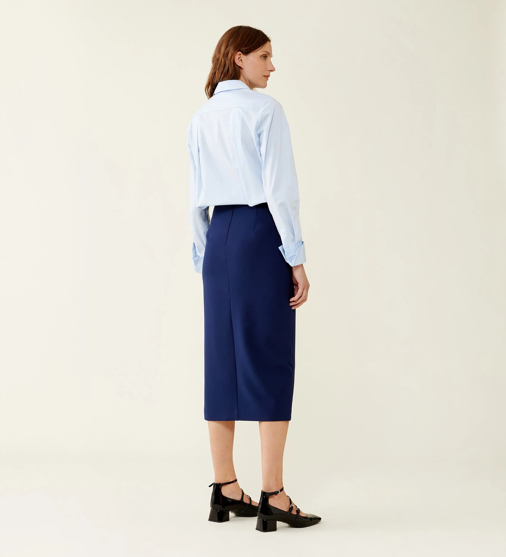 Logan Navy Skirt - Image 4