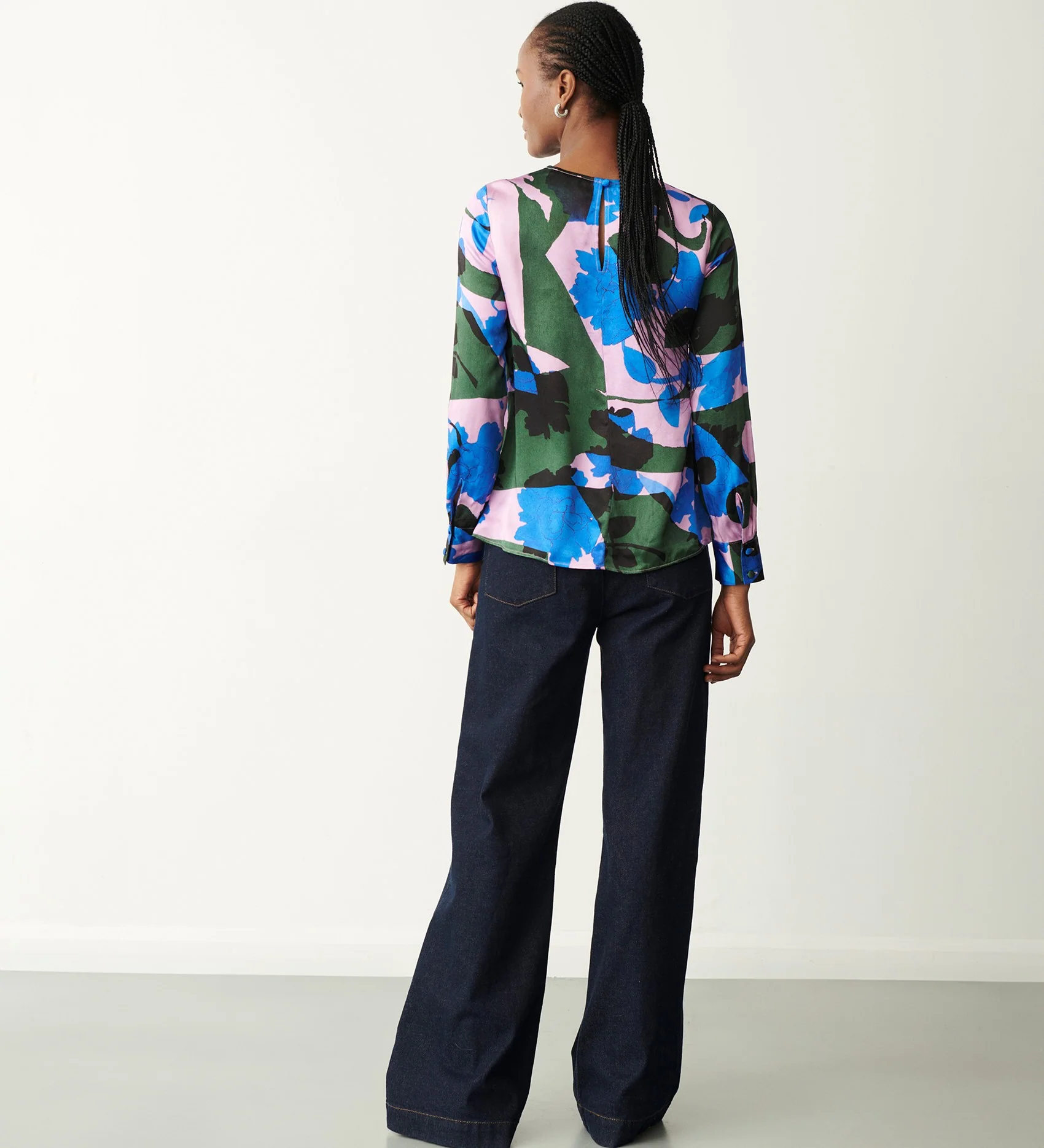 Maddison Pink Floral Blouse - Image 4