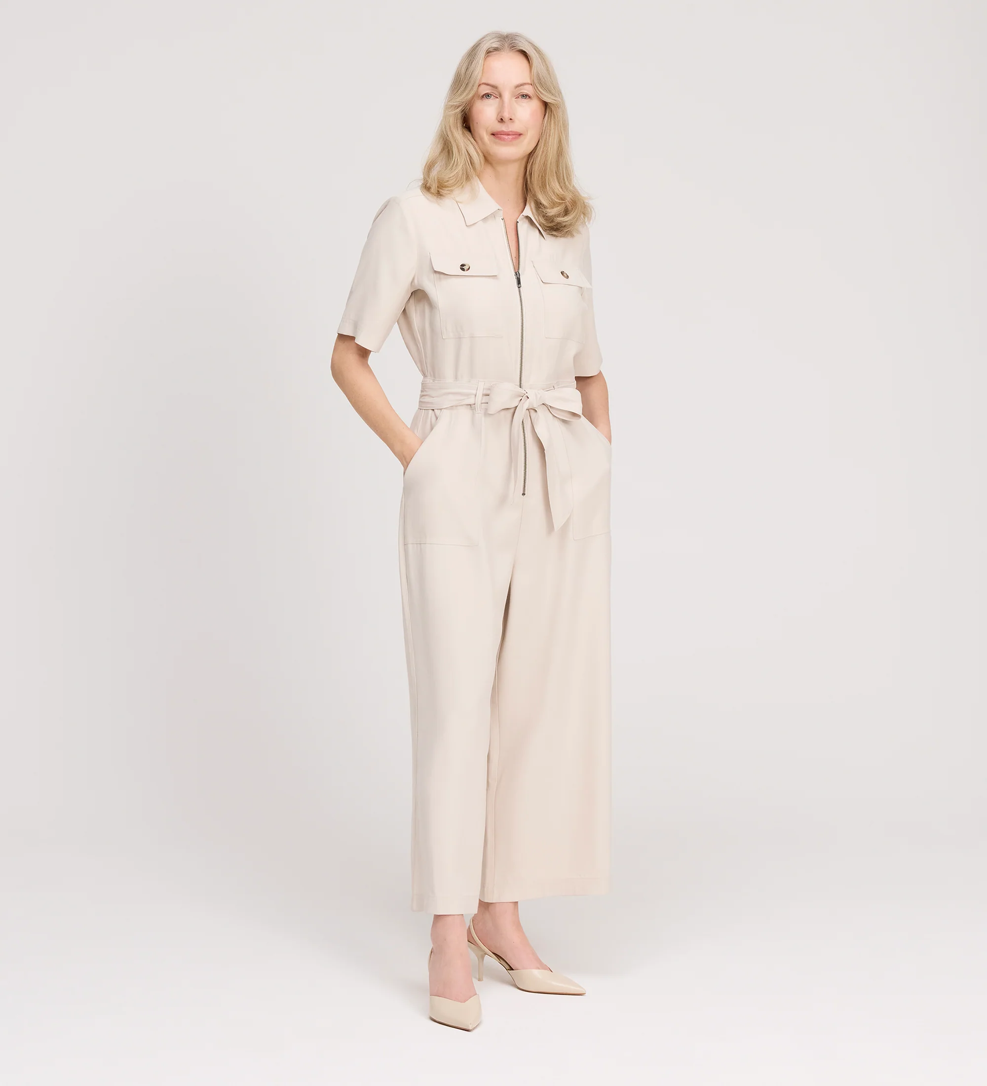Marie Stone Cupro Jumpsuit - Image 4