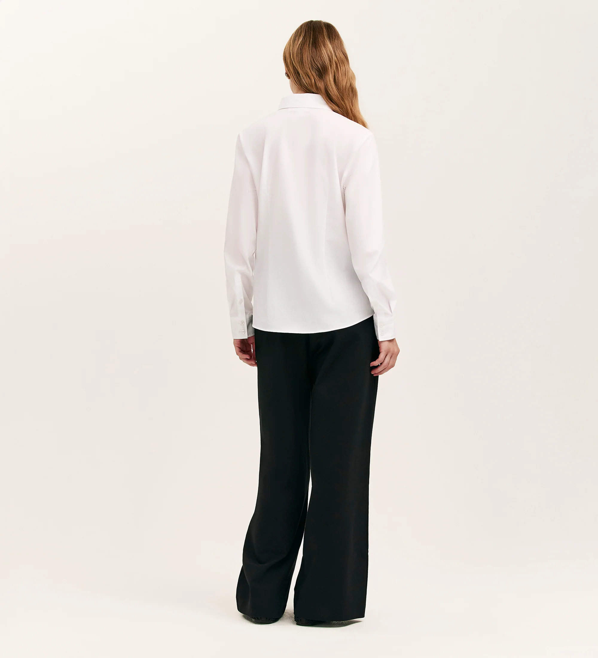 Molly White Cotton Shirt - Image 4
