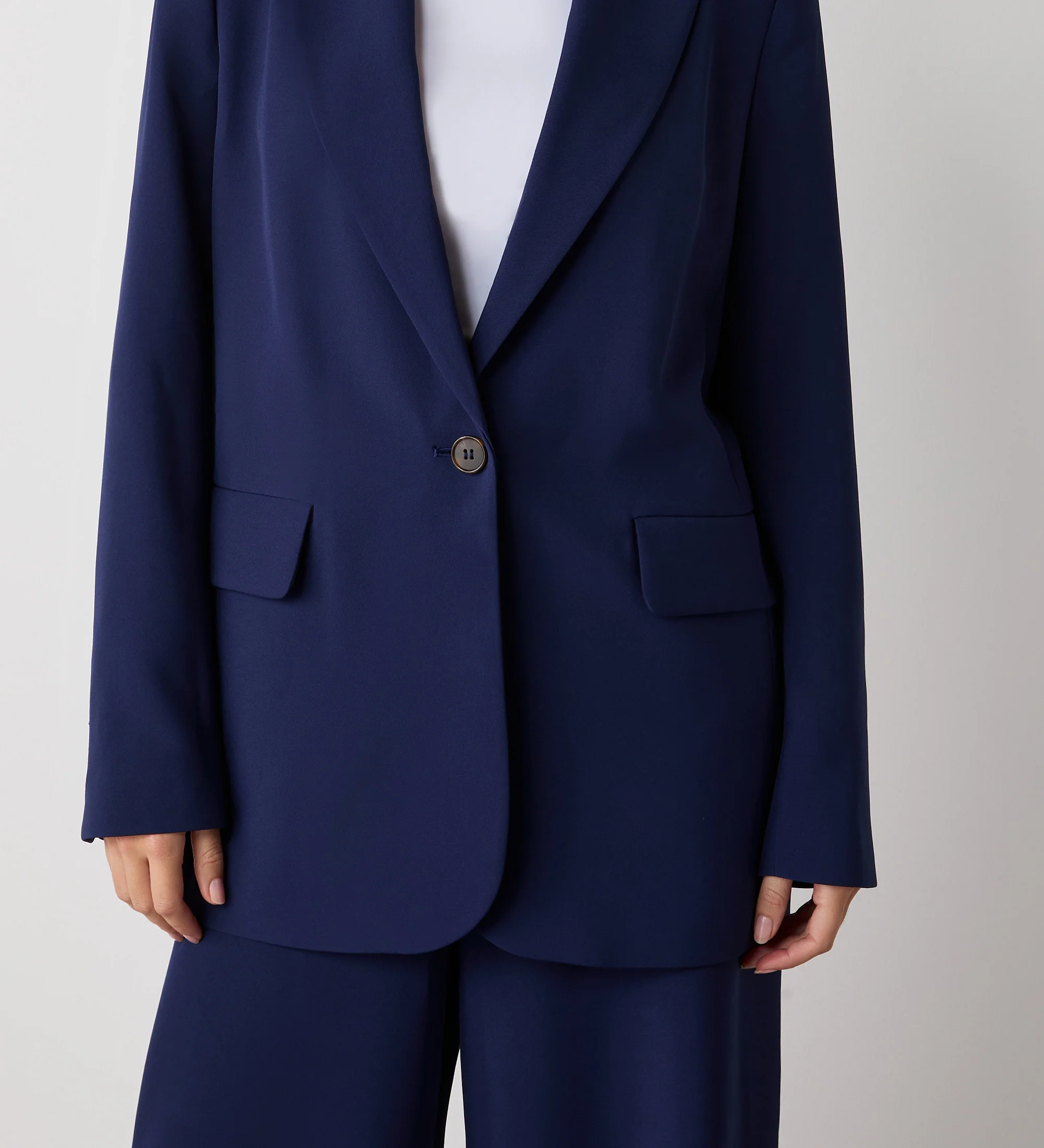 Myla Navy Longline Blazer - Image 3