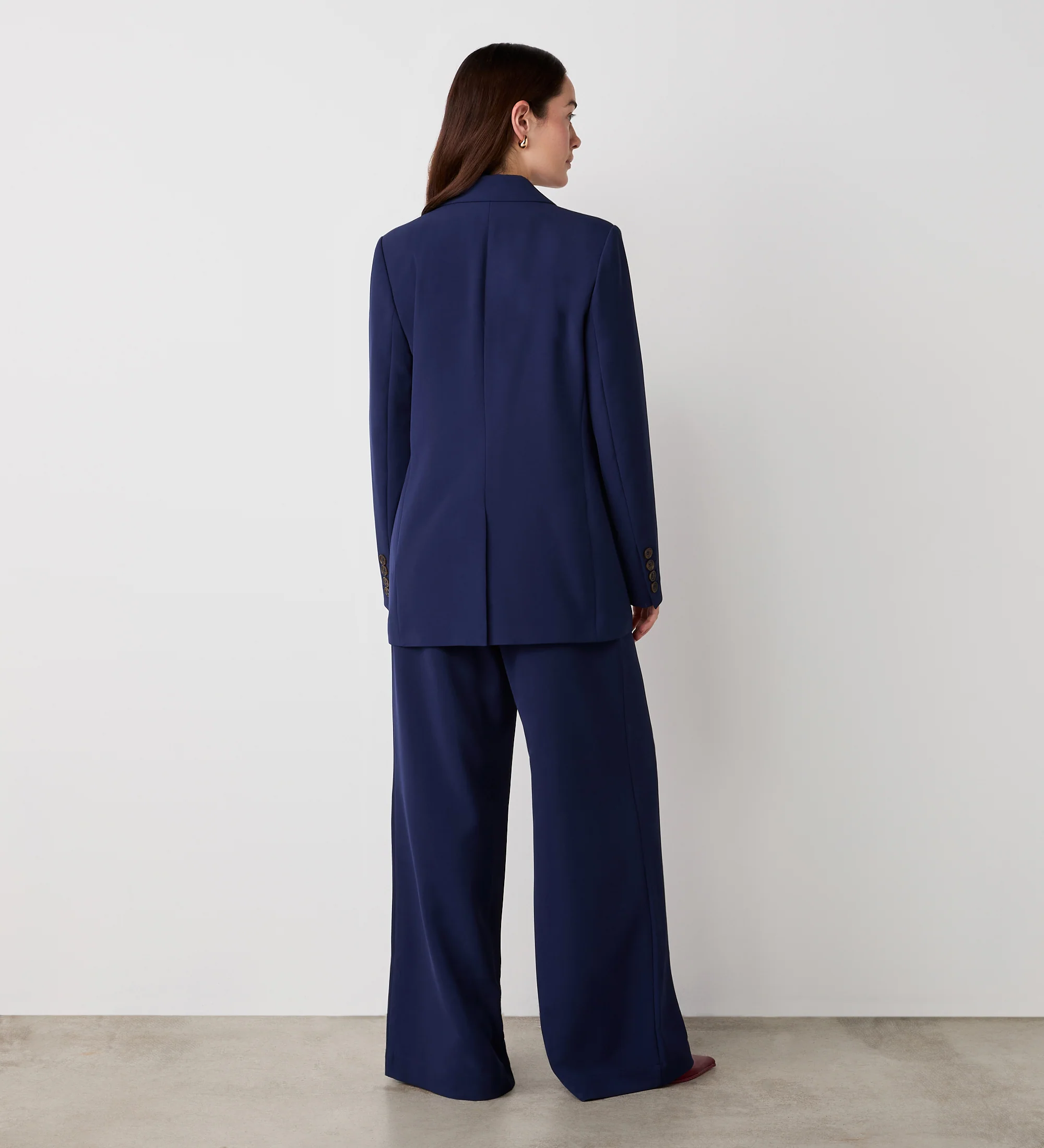 Myla Navy Longline Blazer - Image 4