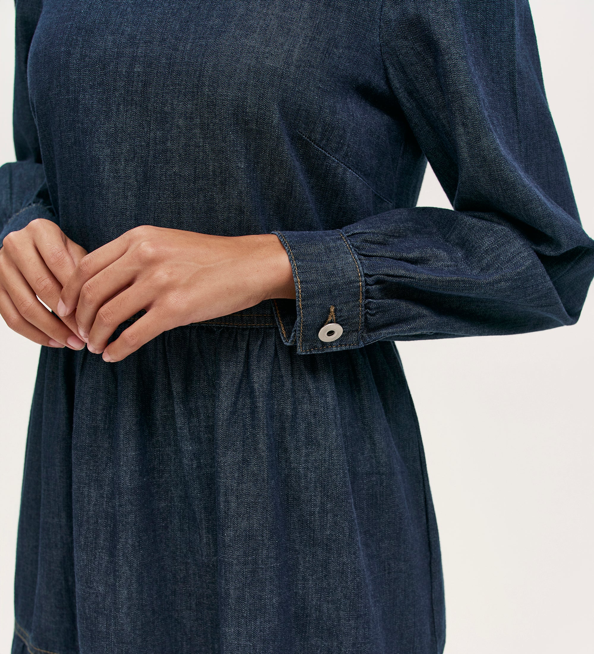 Nancy Indigo Denim Dress - Image 2