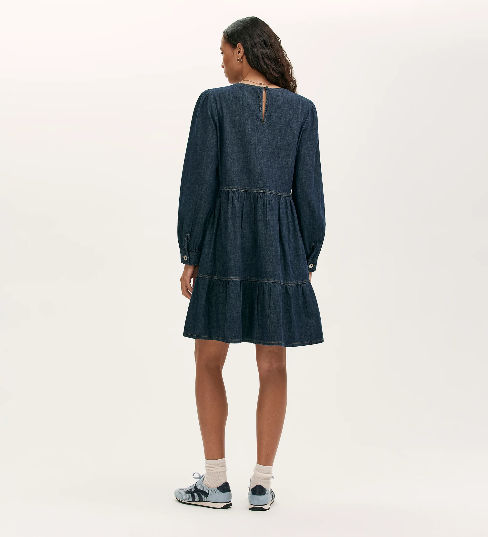 Nancy Indigo Denim Dress - Image 5