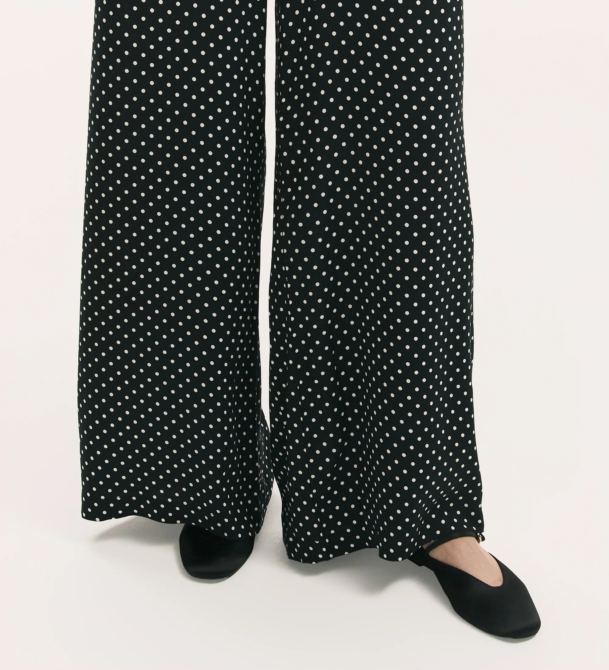 Nat Black Polka Dot Trousers - Image 4