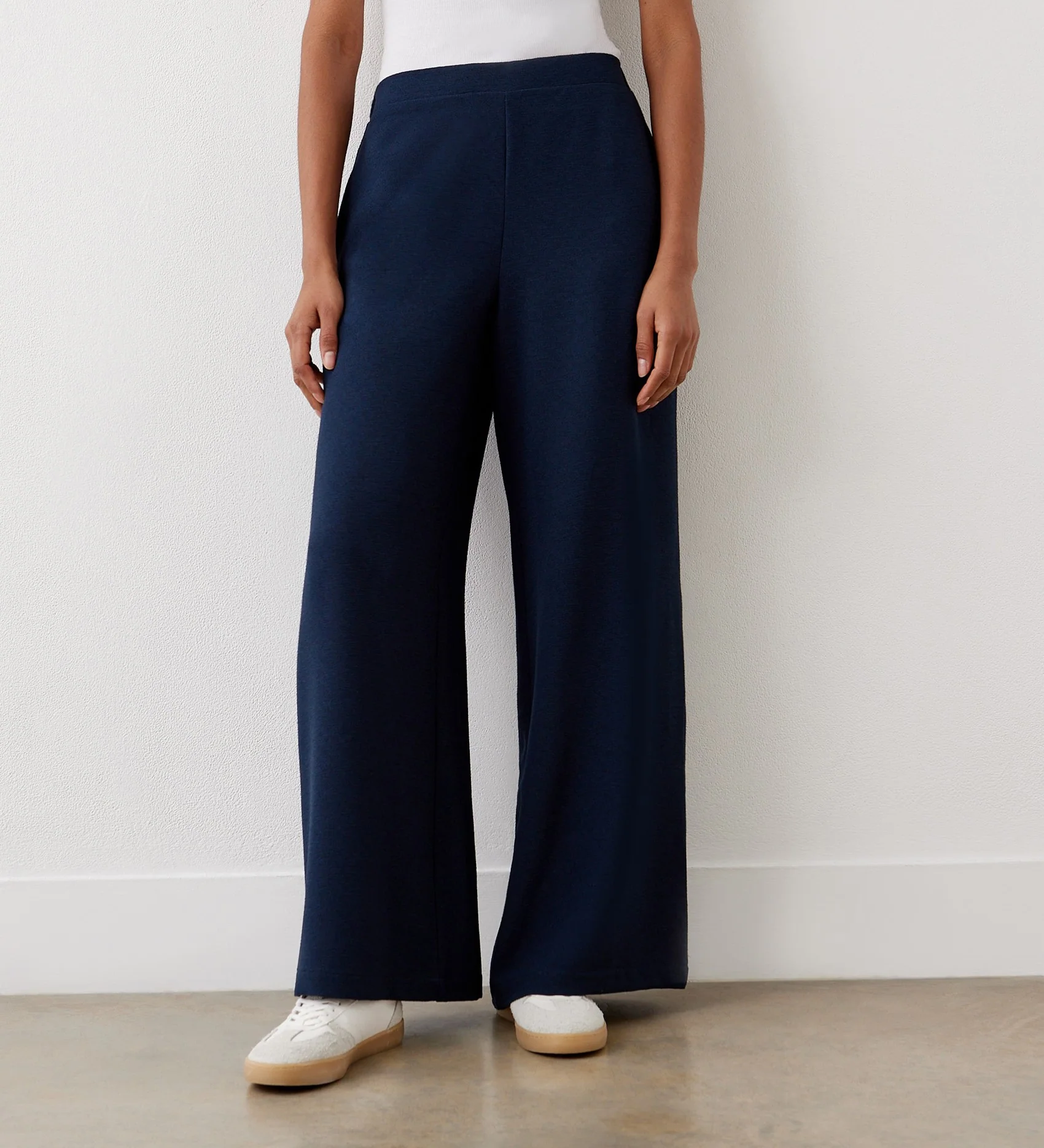 Nat Navy Trousers - Image 2