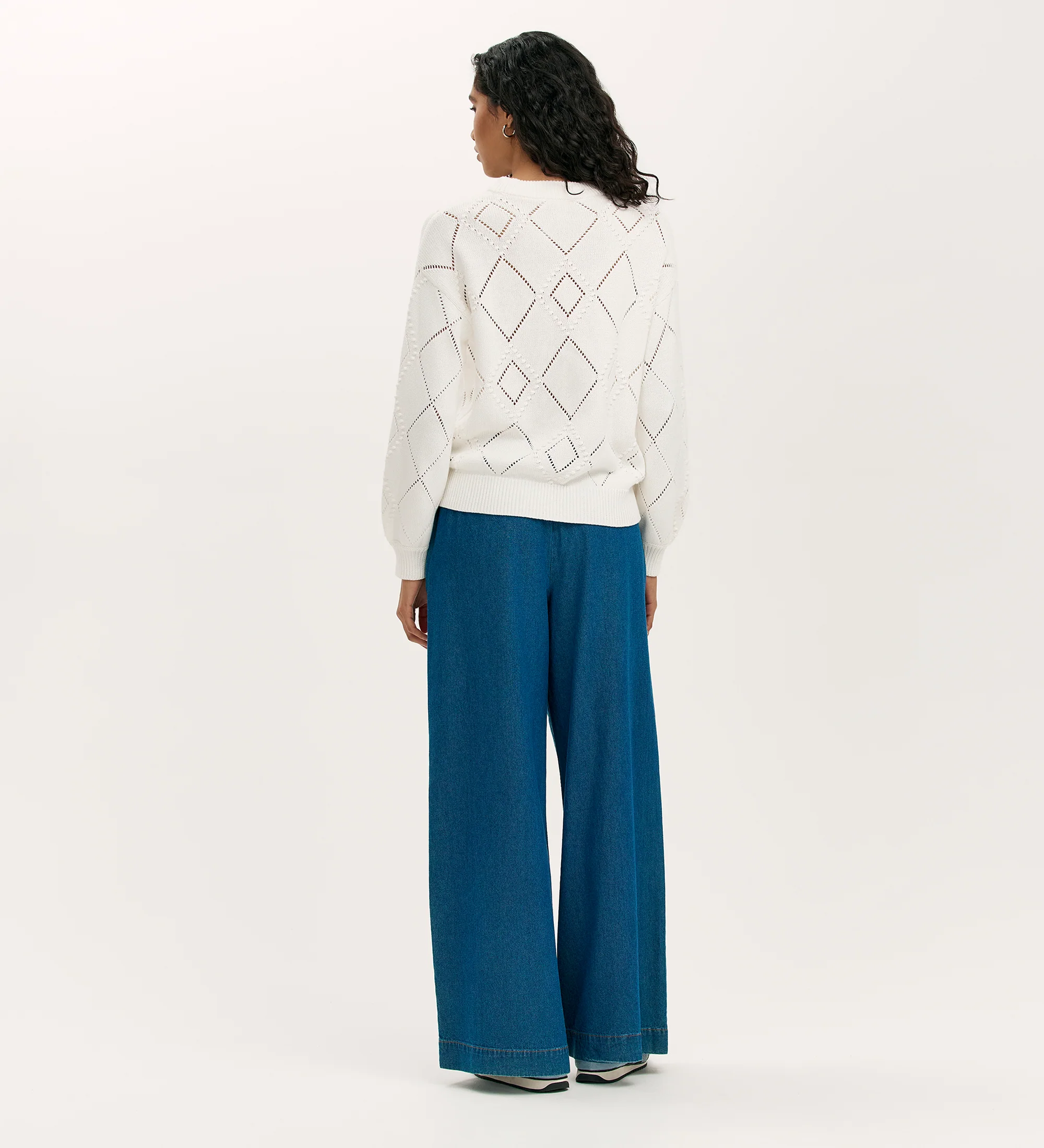 Odette Ivory Knitted Jumper - Image 4