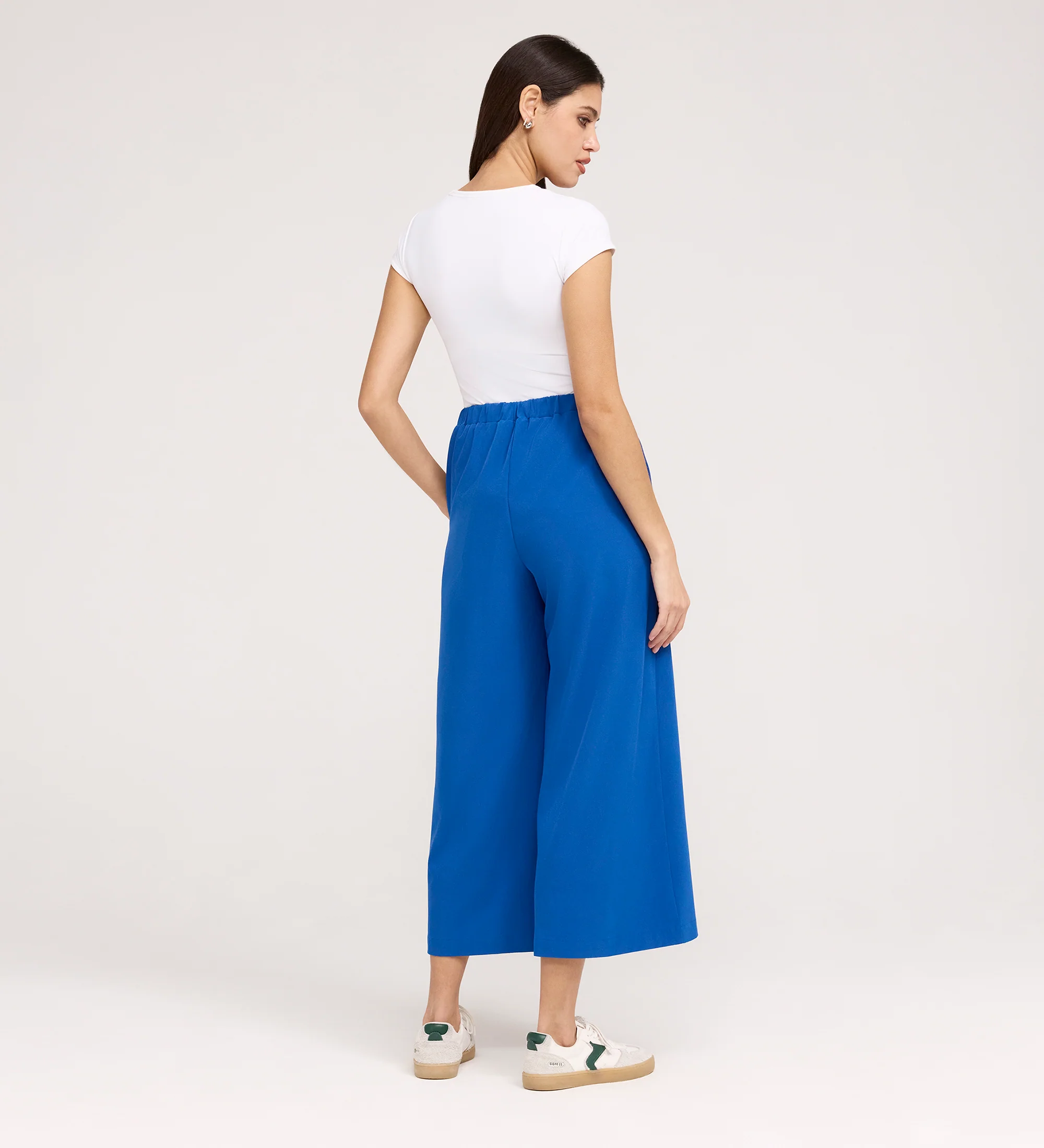 Simone Cobalt Wide Leg Trousers - Image 5