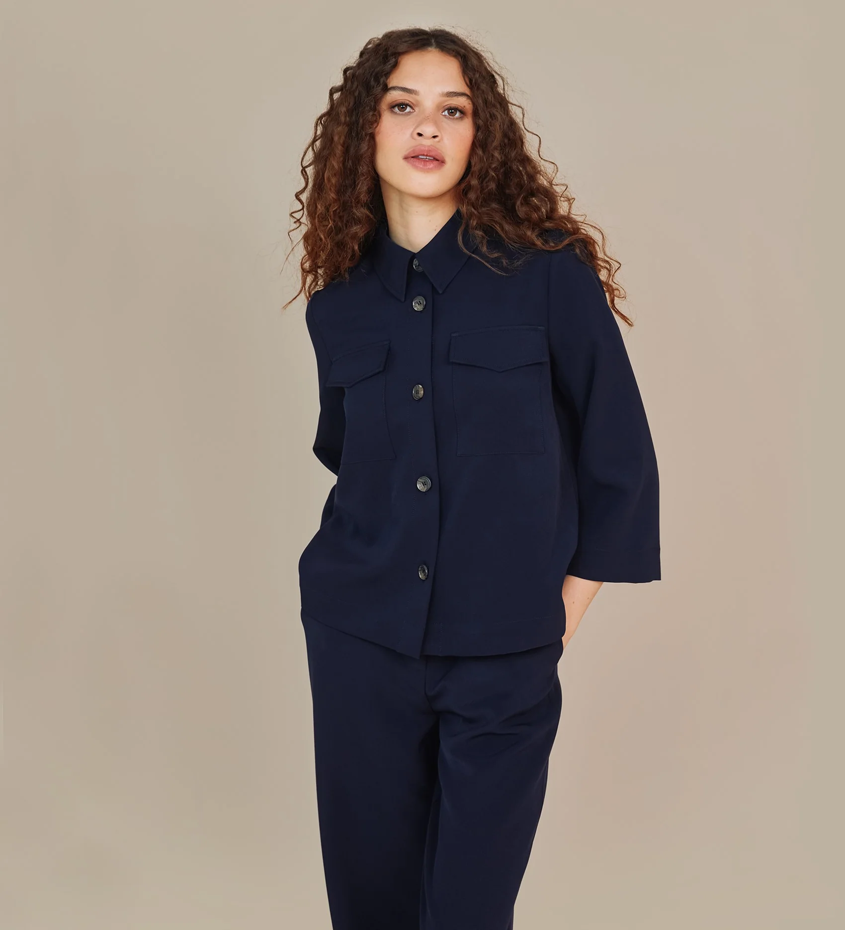 Stevie Navy Shirt - Image 4