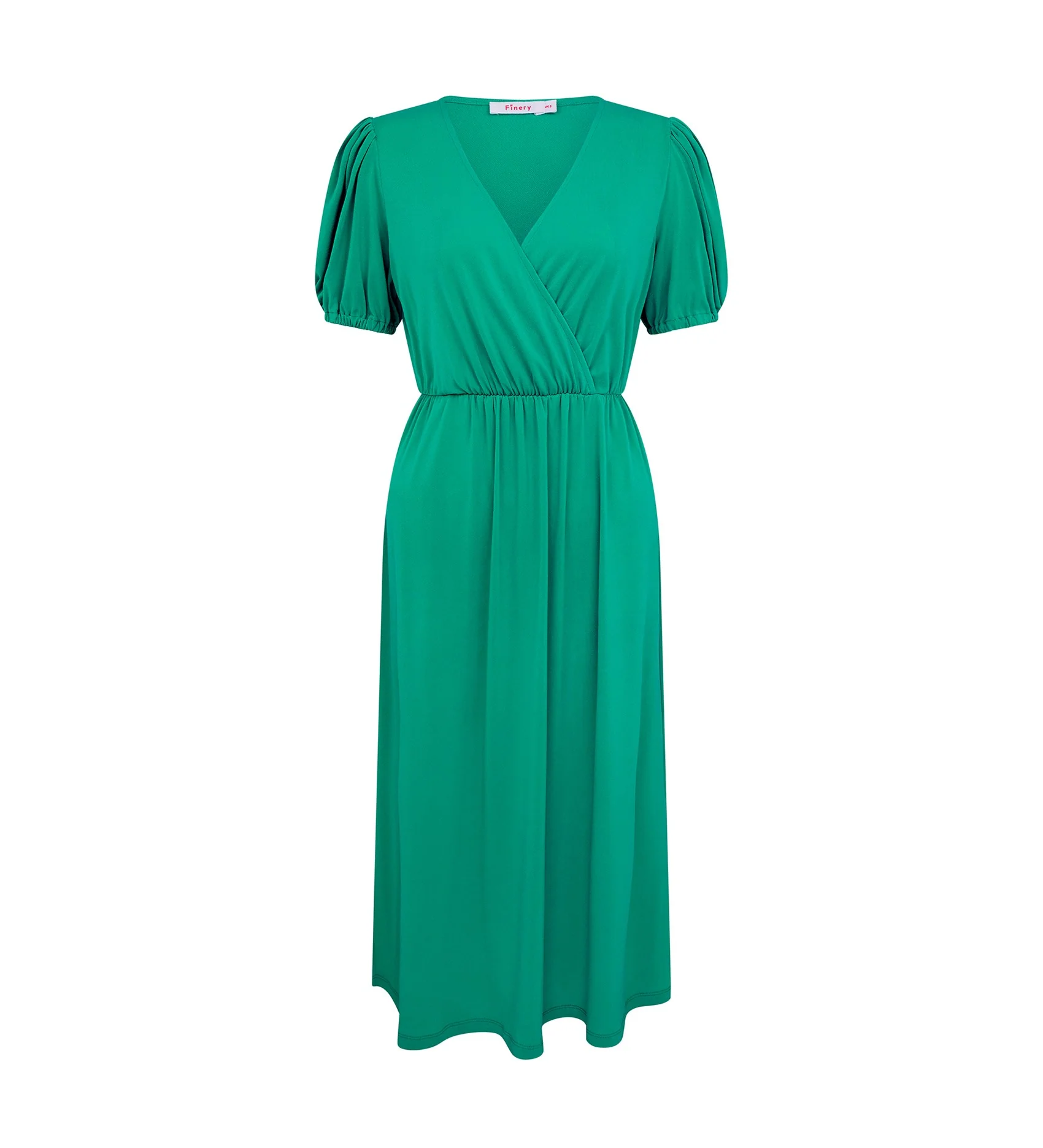 Tanya Green Jersey Crepe Midi Dress - Image 5