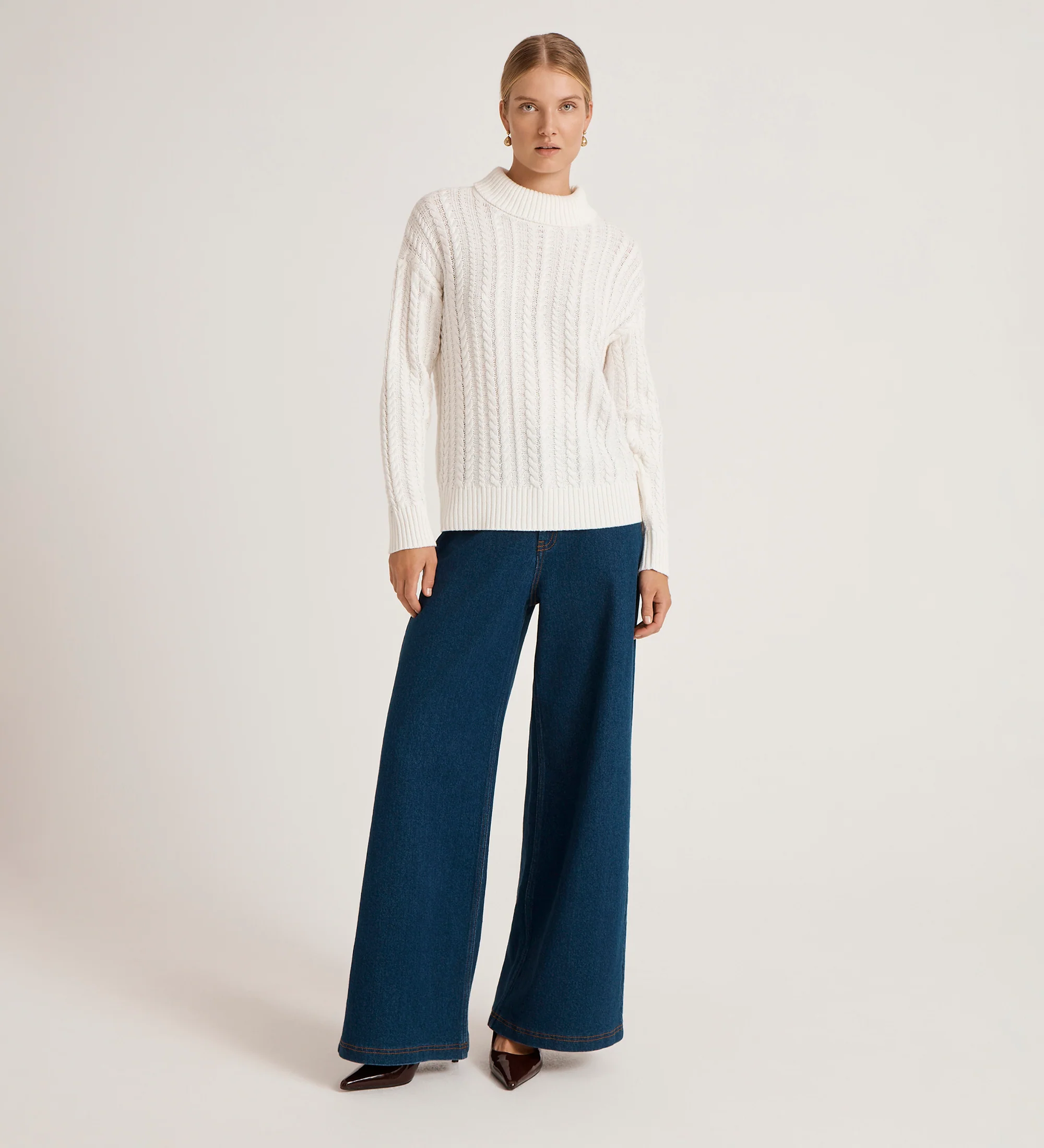 Viviana Ivory Knitted Jumper - Image 2