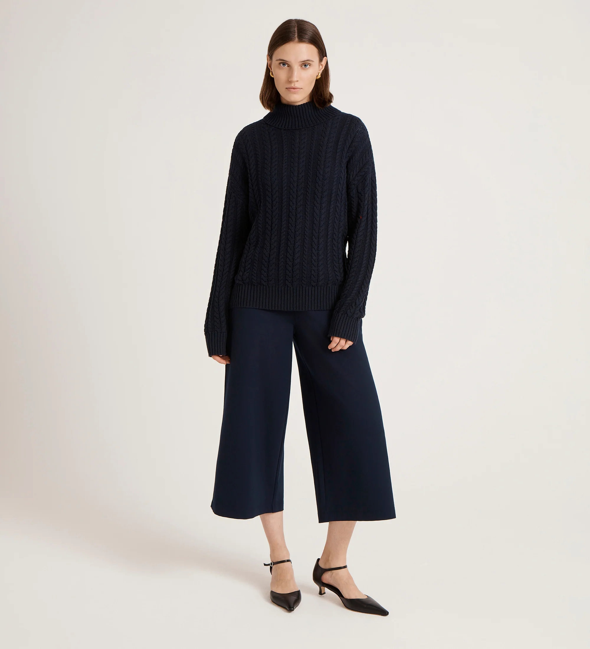 Viviana Navy Knitted Jumper - Image 4