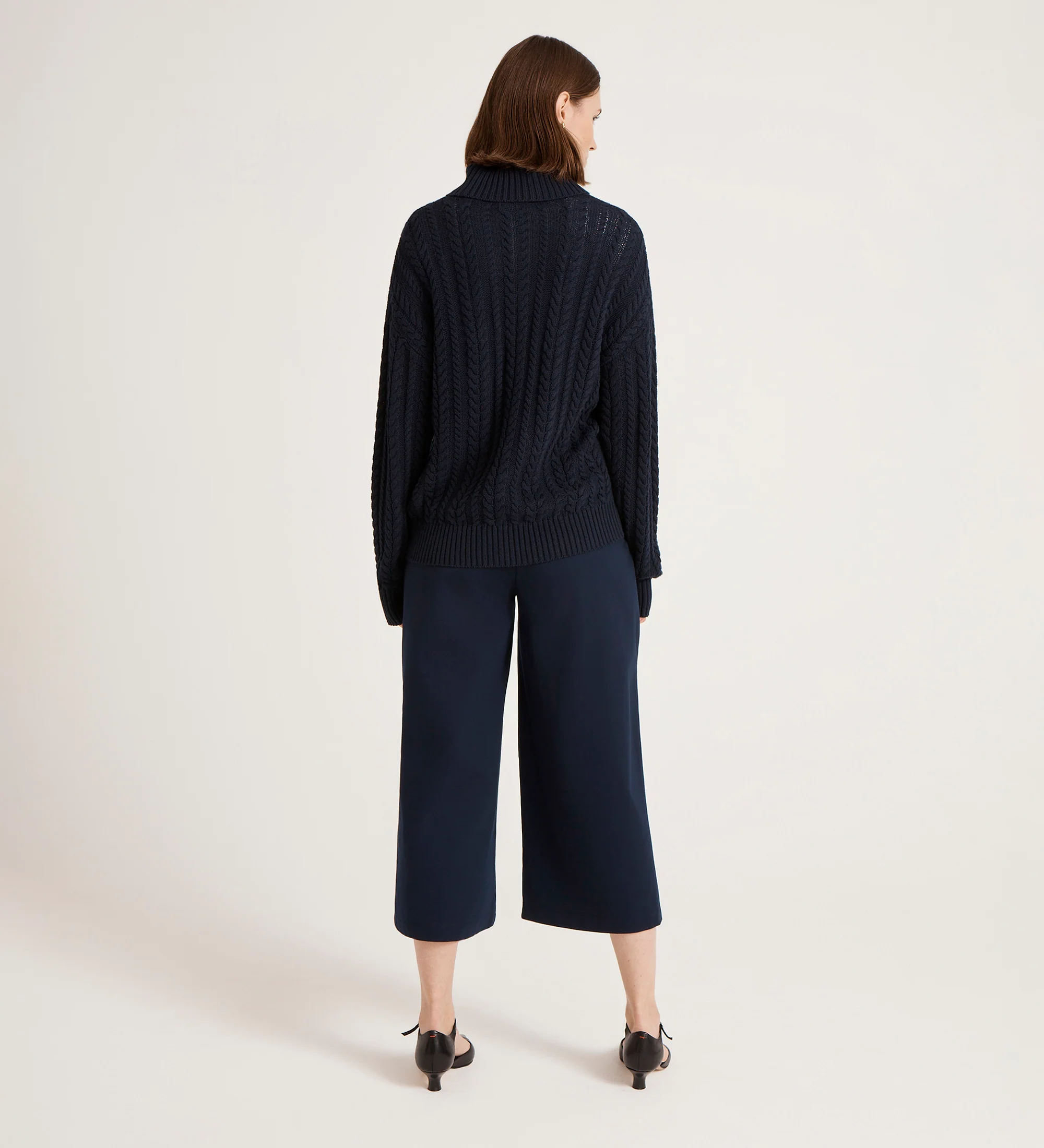 Viviana Navy Knitted Jumper - Image 5